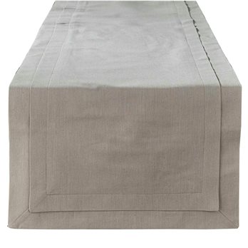 Tailored Table Runner 15X72 Stone