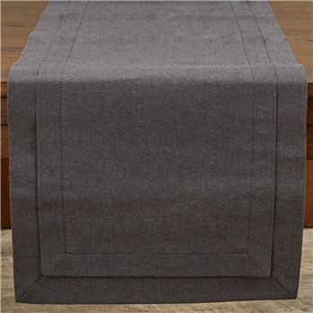 Tailored Table Runner 15X90 Slate