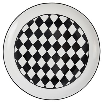 Harlequin Salad Plate