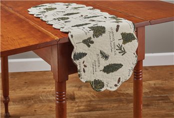 Fir Tree Table Runner 13X36