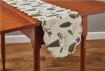 Fir Tree Table Runner 13X54