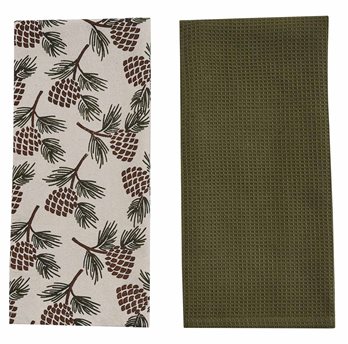 Fir Tree 2 Dishtowel Set