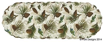 Walk In The Woods Table Runner 13X36