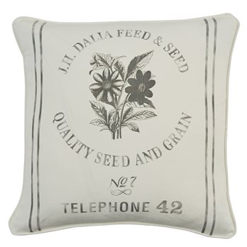 Seed Sack Pillow Cover 20X20