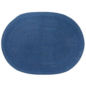 Spice Bin Braided Rug 32X42 - Blue Spice