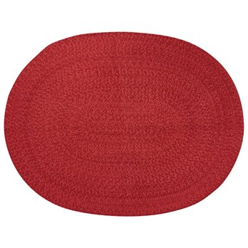 Spice Bin Braided Rug 32X42 - Paprika