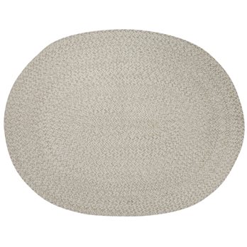 Spice Bin Braided Rug 32X42 - Sea Salt