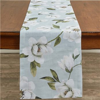 Magnolia Floral Table Runner 13X54