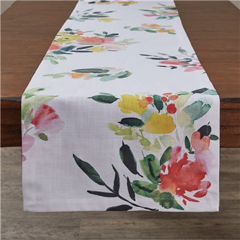 Happy Life Printed Table Runner 15X72