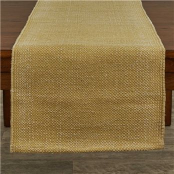 Samora Solid Table Runner 14X72 Gold