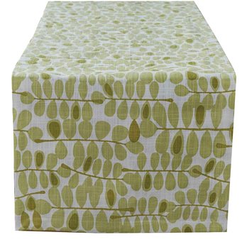 Marthas Garden Table Runner Pear 15X72