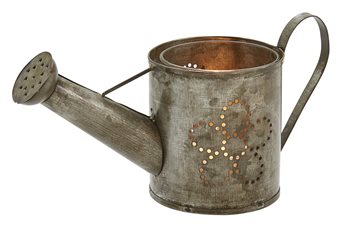 Watering Can Votive Holder Galvanized