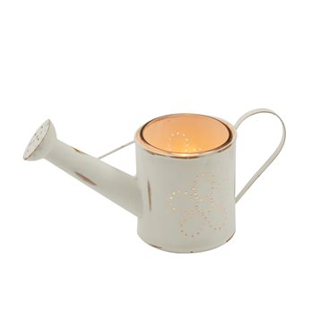 Watering Can Votive Holder Dst White