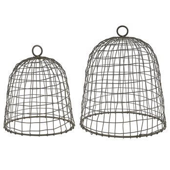 Wire Bell Cloches Set Of 2