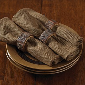 Bark Wood Napkin Ring