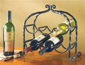 Scroll Wine Rack 6 Bottle