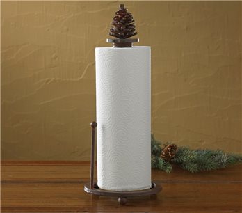 Pinecone Paper Towel Holder