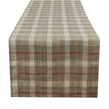 Lachlan Plaid Table Runner 16X72