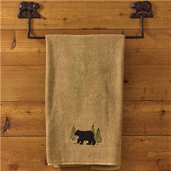 Cast Bear Towel Bar 24