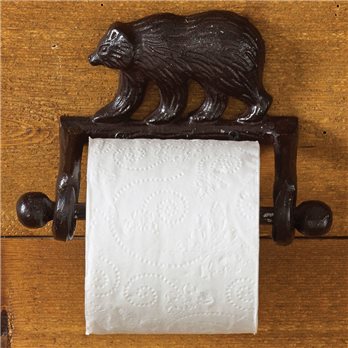 Cast Bear Toilet Tissue Holdr