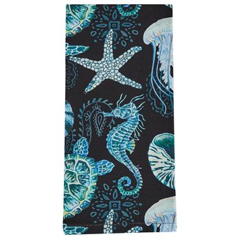 Under The Waves Dishtowel