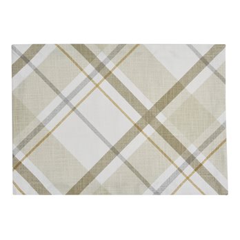 Sandy Plaid Placemat