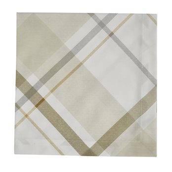 Sandy Plaid Napkin