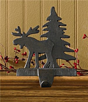 Moose & Tree Stocking Hanger