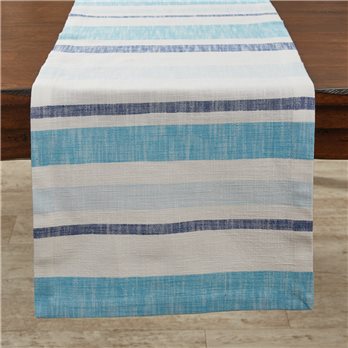 Colby Woven Stripe Table Runner 15X72