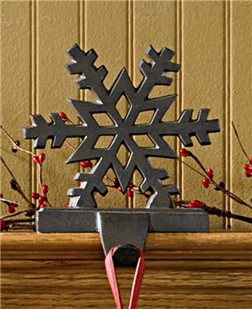 Snowflake Stocking Hanger Iron