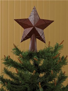 Star Tree Topper 7" Red