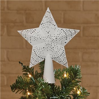 Star Tree Topper 7"" White