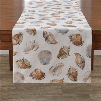 Seashells Table Runner 15X54