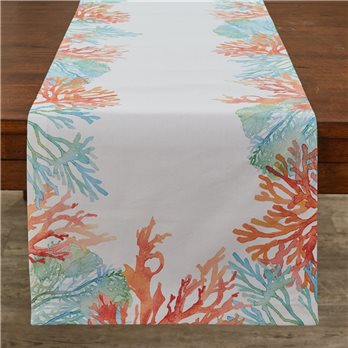 Coral Reef Table Runner 15X72