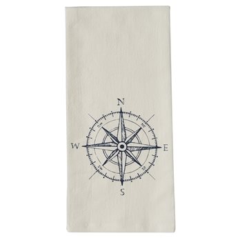 Captain'S Quarters Compass Dishtowel