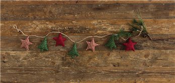 Star Tree Garland 4 Ft