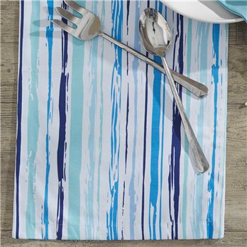 Below The Sea Table Runner Stripe 15X72