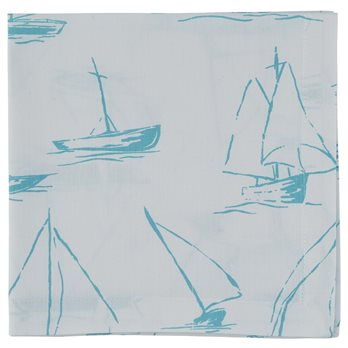 Sailboats Napkin - Sky