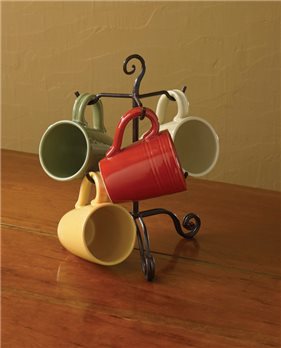 Village Scroll Mug Rack