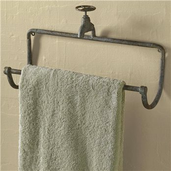 Water Faucet Towel Bar 17"