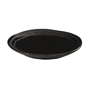 Peyton Salad Plate - Black