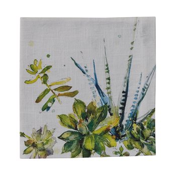 Succulents Printed Napkin