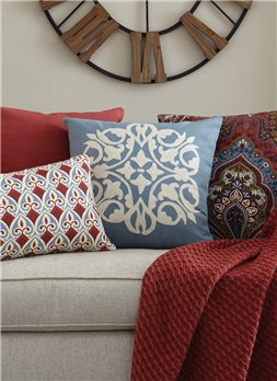 Tangier Emb Pillow Cover 18"