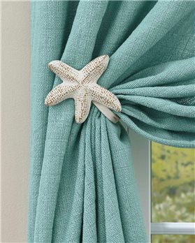 Starfish Curtain Tie Backs