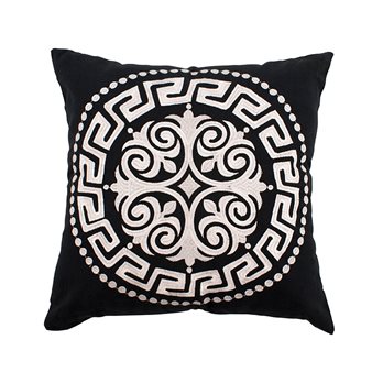 Medallion Emb Pillow Cover 16"