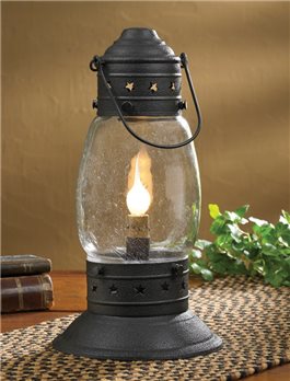 Tall Onion Lamp 14" Black