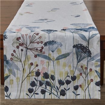 Layered Gardens Printed Table Runner 15X72