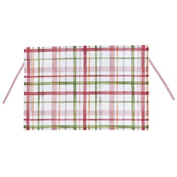 Bella Watercolor Plaid Dishtowel Apron