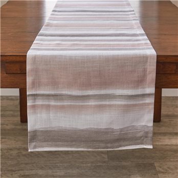 Sweet Pea Stripe Table Runner 15X72