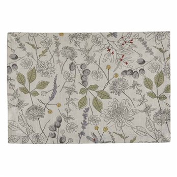 Chloe Floret Printed Placemat